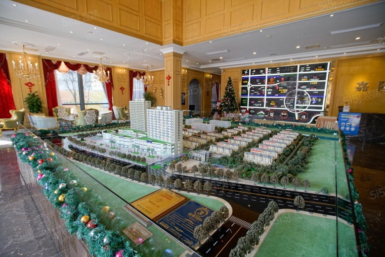 嘉隆国际沙盘图