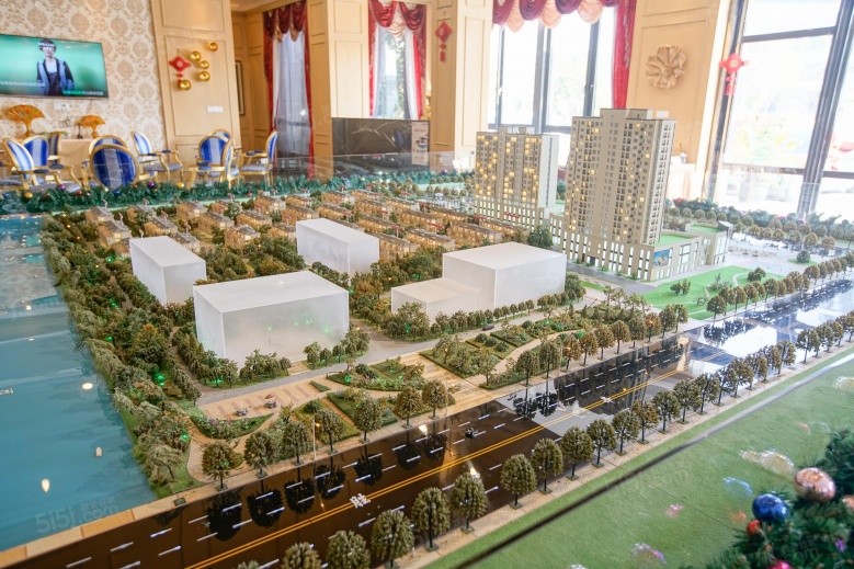 嘉隆国际沙盘图