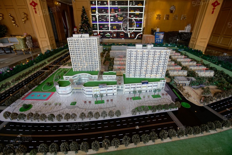 嘉隆国际沙盘图