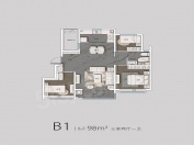 新城·云樾玖樟3室2厅1卫