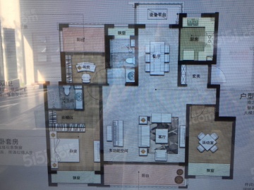 碧桂园大境风华3室2厅2卫