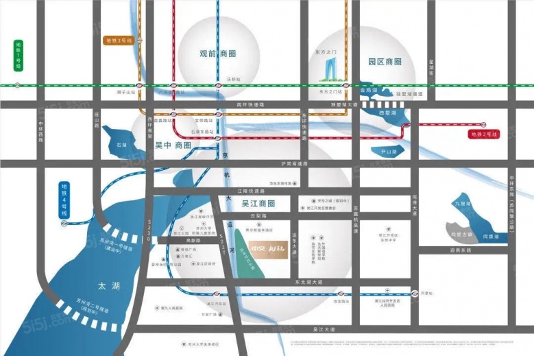 中交九雅区位图