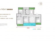 4室2厅2卫户型图