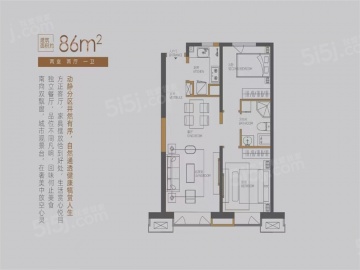 复地壹号湾2室2厅1卫