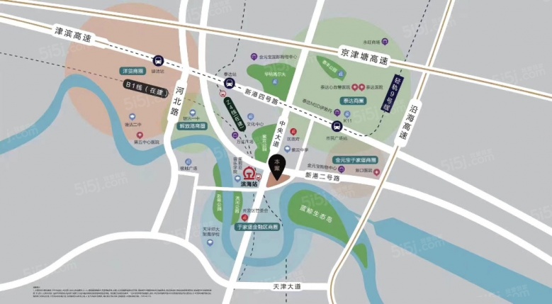 复地壹号湾区位图