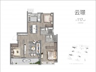 3室2厅2卫户型图