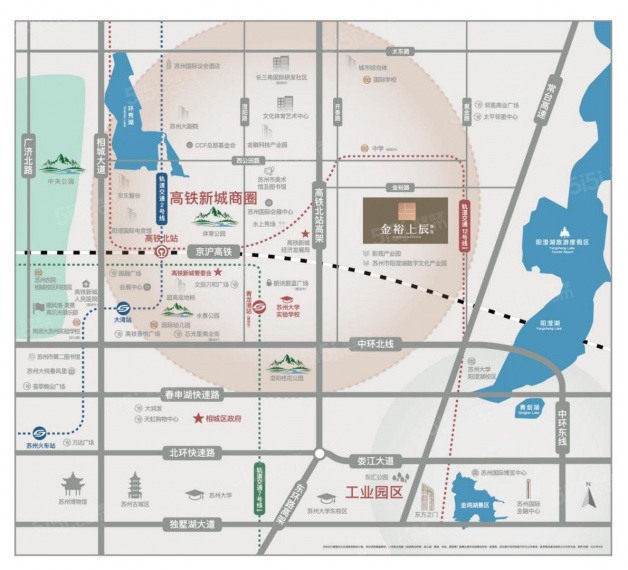 金裕上辰雅苑区位图