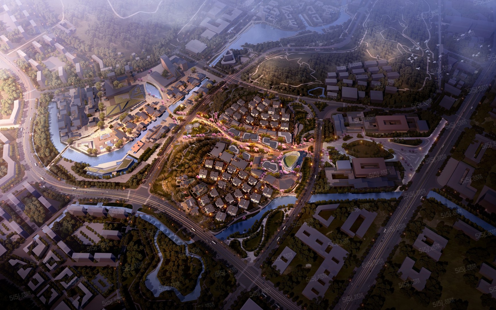 金融小镇云谷商墅效果图