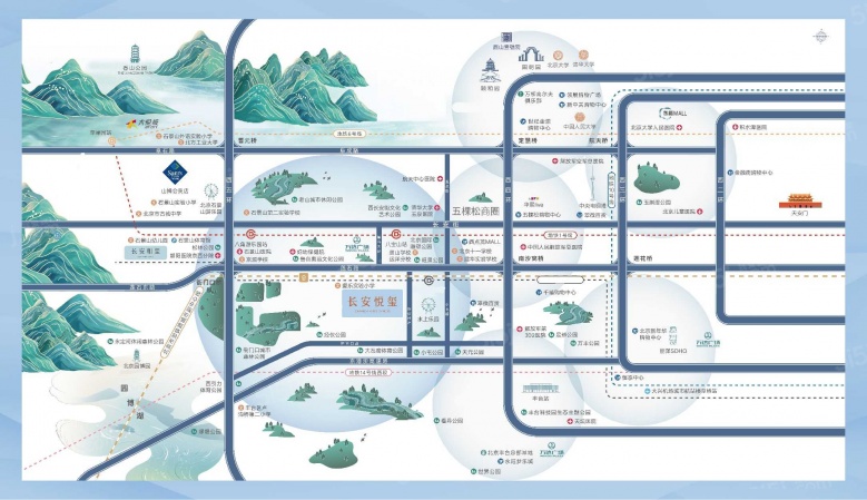长安悦玺区位图