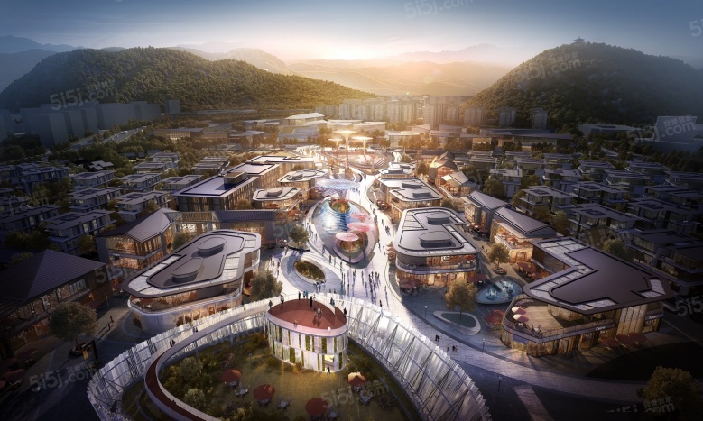 金融小镇云谷商墅效果图