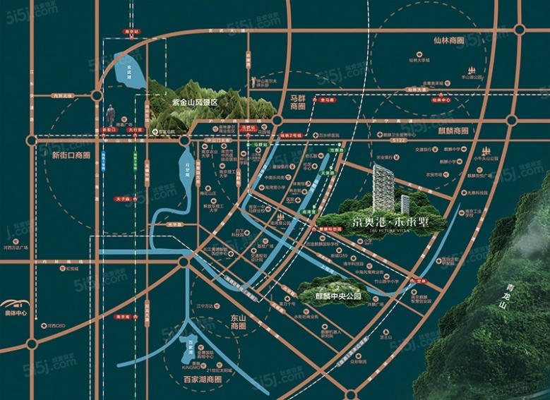 蓝光睿创新筑区位图