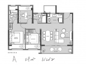 中建晴翠璟园3室2厅2卫