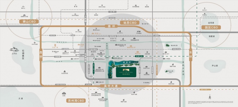 中建晴翠璟园区位图