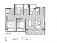 3室2厅2卫户型图