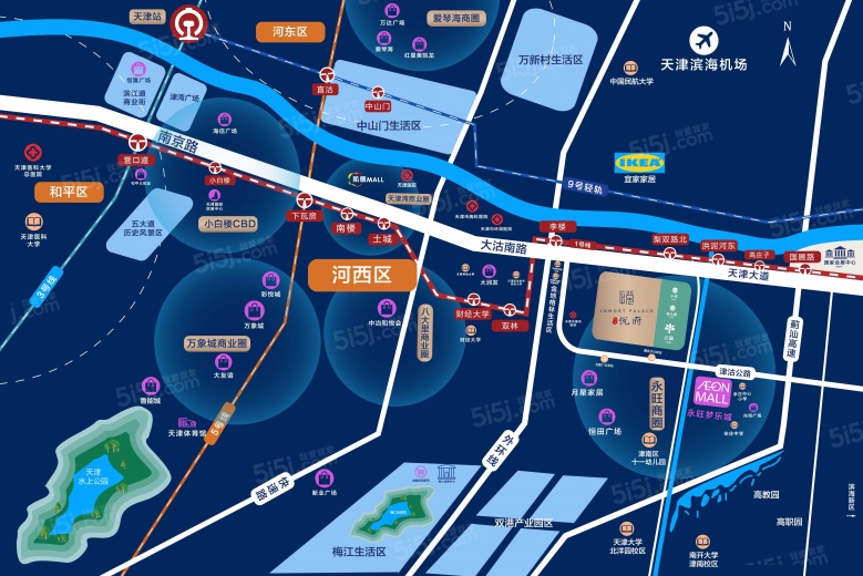 津南悦府区位图