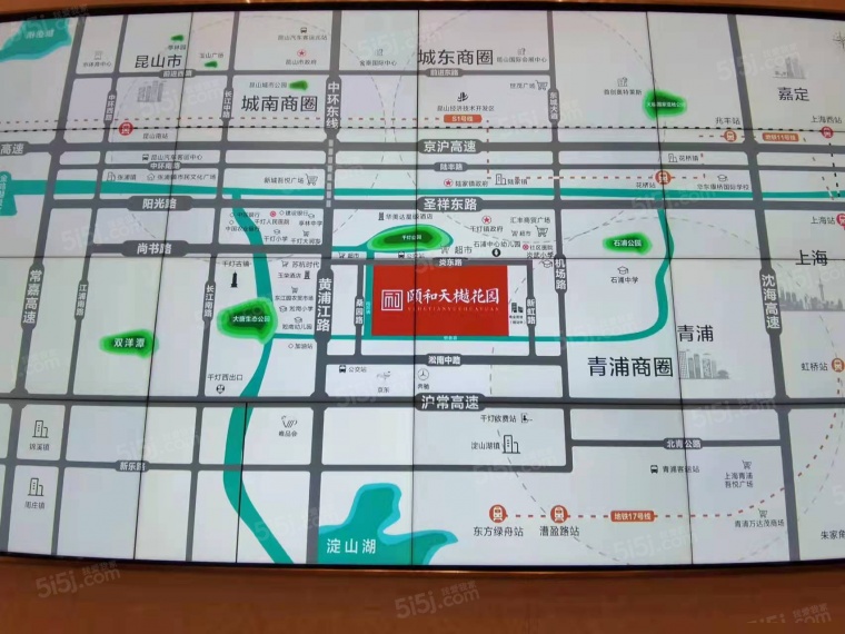 颐和天樾花园区位图