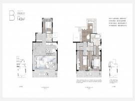 3室2厅3卫户型图
