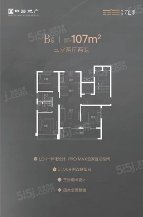 3室2厅2卫户型详情