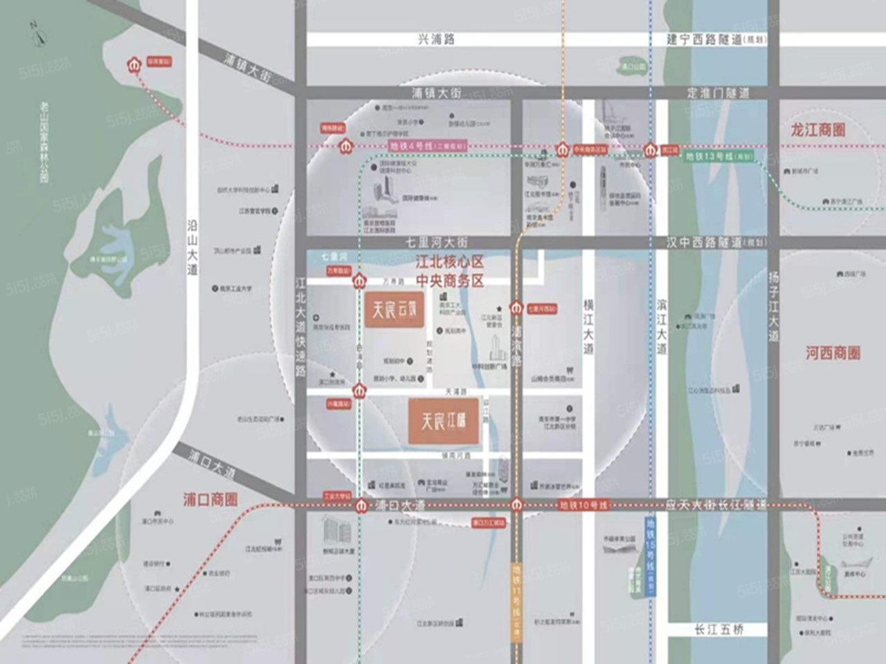 天宸江樾区位图