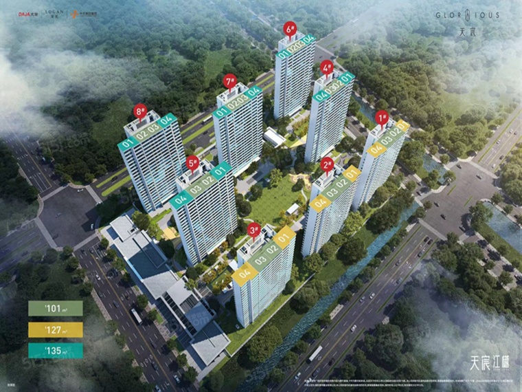 天宸江樾效果图