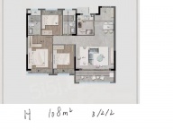 3室2厅2卫户型图