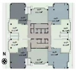 2室1厅1卫户型图