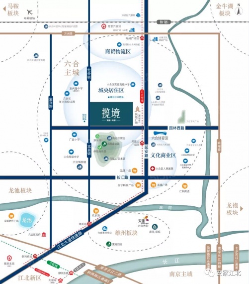 龙湖兴邦揽境区位图