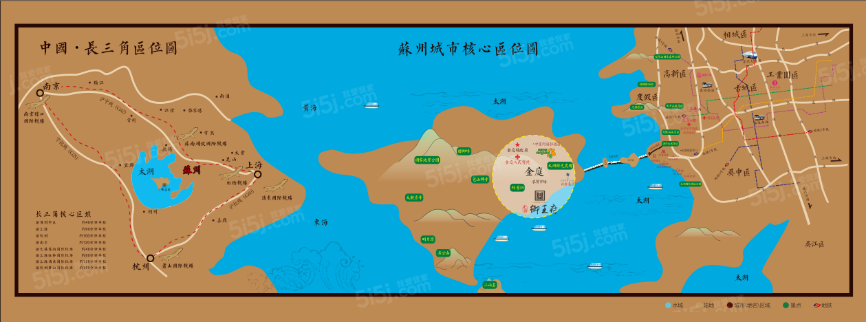 居山湾花园区位图