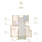 3室2厅2卫户型图