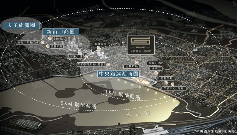 银城金陵玖园区位图