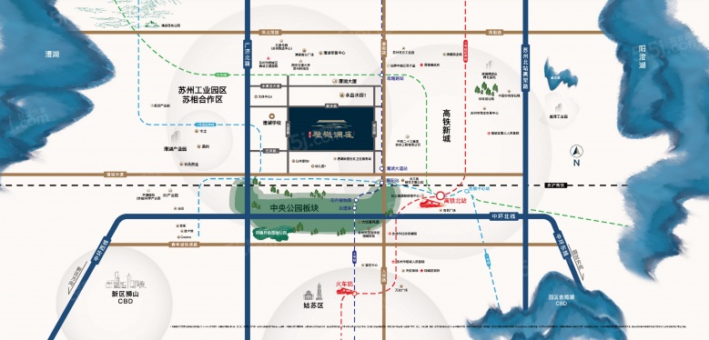 雅樾澜庭区位图