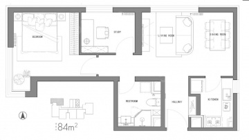 金融街滨海融御2室2厅1卫