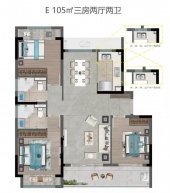 越秀龙光悦年华3室2厅2卫