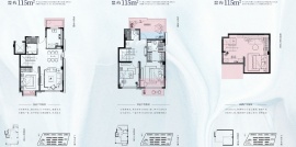 3室2厅3卫户型图