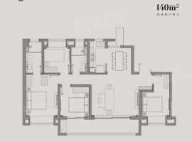 4室2厅2卫户型图