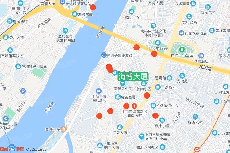 海博大厦区位图