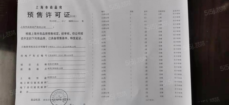 海湾名悦豪庭预售许可证