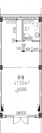 1室1厅1卫户型详情