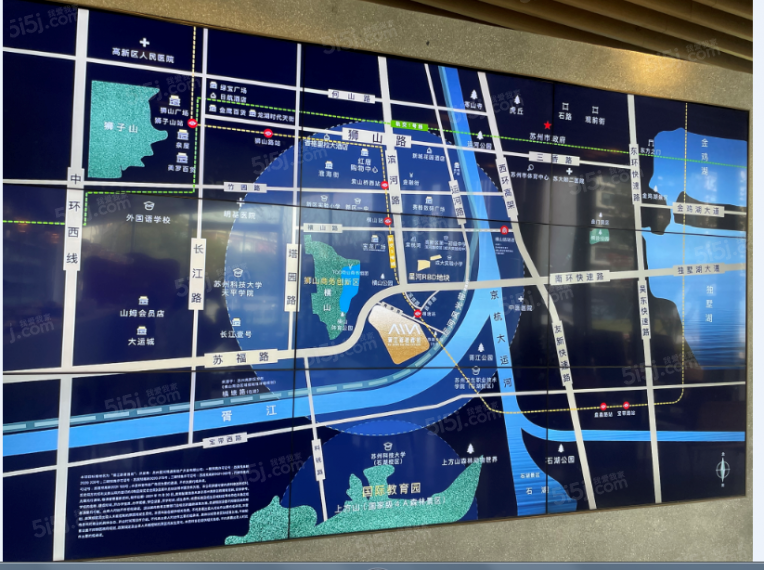 星河胥江新著区位图