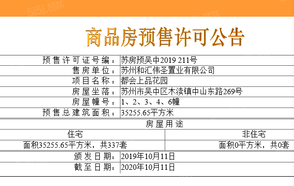 旭辉都会上品预售许可证