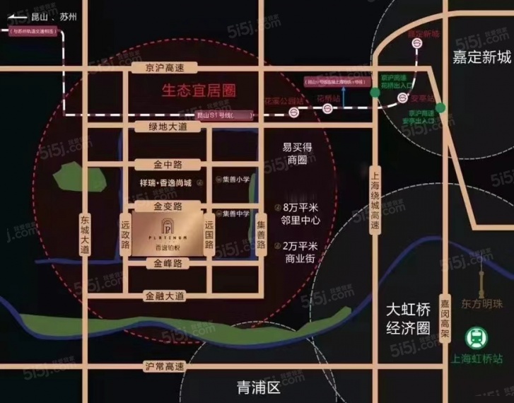 香逸铂悦区位图