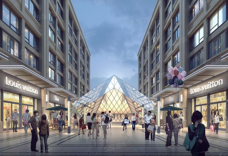 五角场汇锦里效果图