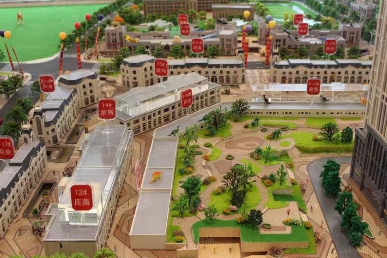 水景书香园沙盘图