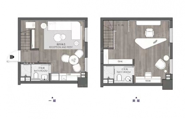 2室2卫户型详情