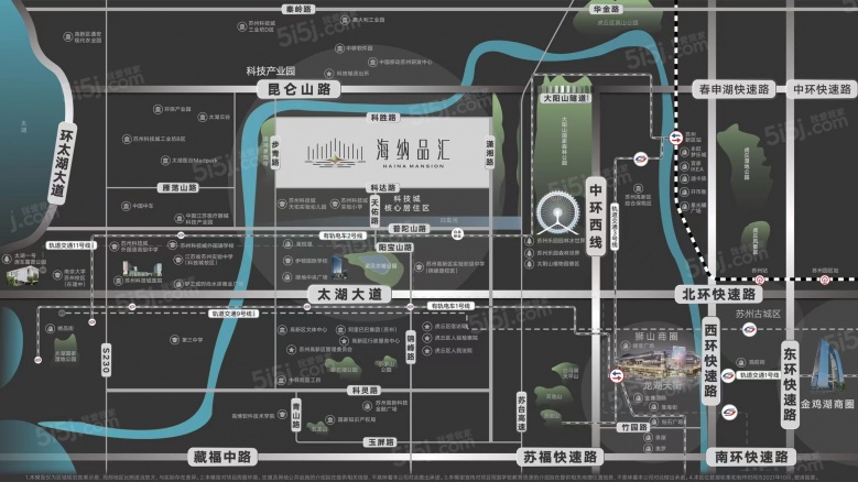 海纳品汇区位图