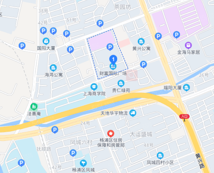 财富国际广场区位图