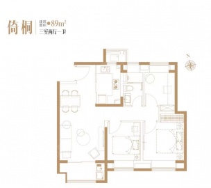 世纪金源梧桐印象3室2厅1卫