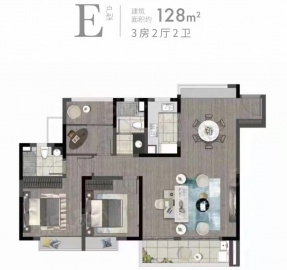 宝能滨江府3室2厅2卫