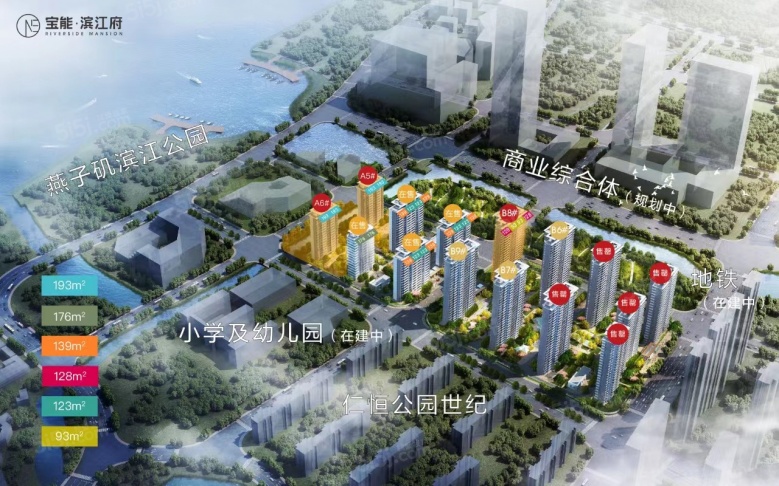 宝能滨江府实景图