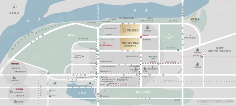 宝能滨江府区位图